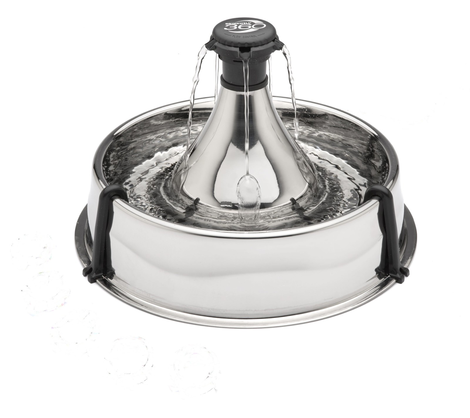 Pet Shop Direct - Drinkwell 360 Stainless Steel Pet Fountain 3.8 Litres Drinkwell 360 Pet Fountain Stainless Steel