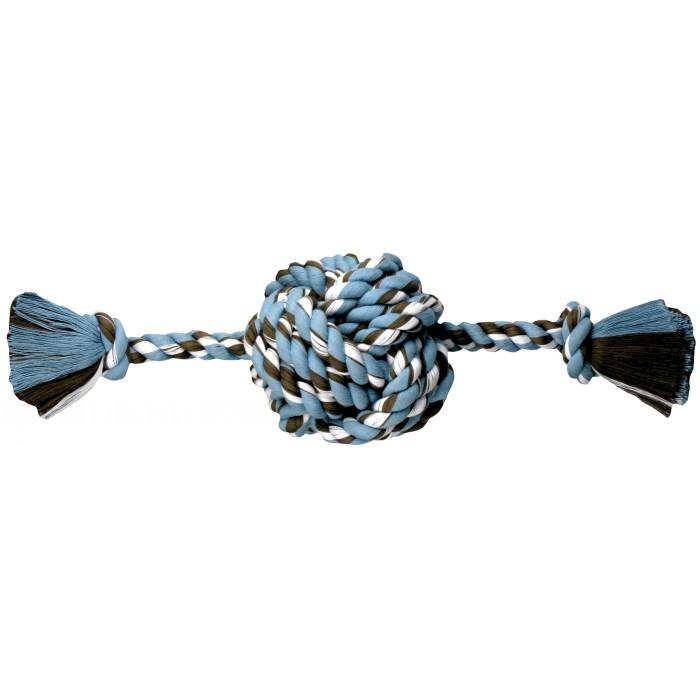 Mammoth Flossy Chews Color Monkey Fist Ball with Rope Ends 