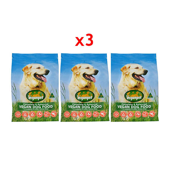 Pet Shop Direct VeganPet Vegan DOG Food DRY 1.5kg x 3